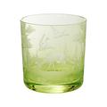 Theresienthal Whiskeybecher Schliersee lime, Schliff Reh & Wildente