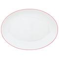 Raynaud Monceau Red oval platter, medium