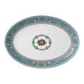 Wedgwood Florentine Turquoise Platte oval, klein