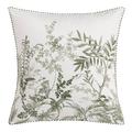 Le Jacquard Francais Jardin d'Eden pillow case, green, 65 x 65 cm