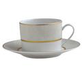 Bernardaud Sauvage Gold tea cup and saucer