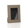 Giobagnara Pietro leather frame, mud, photo size 10 x 15 cm (4'' x 6'')