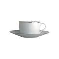 Bernardaud Cristal Teetasse mit Unterteller