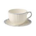 Gien Filets Bleus Jumbotasse mit Unterteller