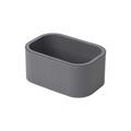 Giobagnara Polo stackable tray, rectangular, small, h 8 cm, graphite