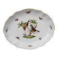 Herend Rothschild Bird Platte oval, Motiv 12