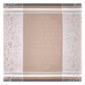 Le Jacquard Francais Instant Bucolique table cloth, taupe, 120 x 120 cm