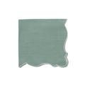 La Gallina Matta Angelina napkin, lagoon/white