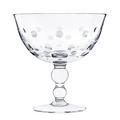 Saint-Louis Bubbles footed cup, clear