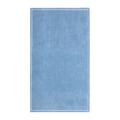 Yves Delorme Duetto hand towel, pastel blue with white border