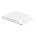 Christian Fischbacher Satin flat sheet, white (010), 270 x 280 cm