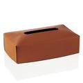 Giobagnara Suite tissue box cover, rectangular, tobacco