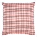 Christian Fischbacher Vichy Karo pillow case, red, 80 x 80 cm