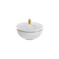 Raynaud Italian Renaissance Weiß mit Goldrand Zuckerdose