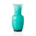 Venini Opalino vase, h 36 cm, mint green