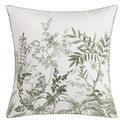 Le Jacquard Francais Jardin d'Eden pillow case, green, 80 x 80 cm