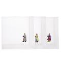 Eri Textiles Holy three Kings linen napkins, 3 patterns, set of 6
