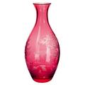 Theresienthal Schliersee carafe, fuchsia, pattern stag & partridge