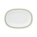 Fürstenberg Fluen - Heritage Green Platte oval, klein