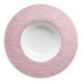 Raynaud Italian Renaissance Light Rose deep plate with rim