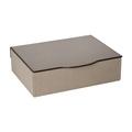 Giobagnara Luna rectangular box, small, mud