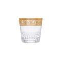 Saint-Louis Thistle Gold old fashioned tumbler, large