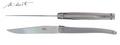 Forge de Laguiole Steakmesser Jean-Michel Wilmotte, grau, 2er-Set