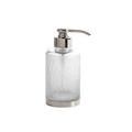 Cristal et Bronze Nid d'Abeilles soap dispenser, h 17 cm, chrome