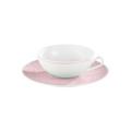 Raynaud Italian Renaissance Hellrosa Teetasse mit Unterteller