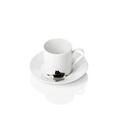 Augarten Wien People single espresso cup and saucer, couple in boat