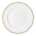 Raynaud Polka Gold dinner plate