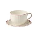 Gien Filets Pivoine jumbo cup and saucer