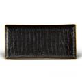 L'Objet Crocodile Gold rectangular tray