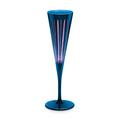 L'Objet Champagnerflöten Prism, 4er-Set, blau