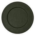 Giobagnara Paride presentation plate, dark green