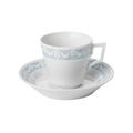 KPM Kurland Pastel coffee/tea cup and saucer, aqua