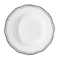 Raynaud Polka Platinum deep plate with rim