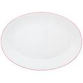 Raynaud Monceau Red oval platter, large