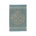 Leitner Rosetta guest towel, teal