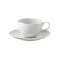 KPM Urbino breakfast cup and saucer, white