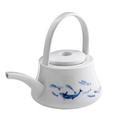 Hering Berlin Ocean cylindrical teapot with handle, motif swarm of herrings