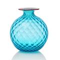 Venini Vase Monofiori Balloton, H 20,5 cm, hellblau