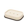 Giobagnara Polo soap dish, bronze & travertine, rectangular