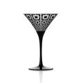 Artel Cocktailglas Mod, Mitte farbig, schwarz