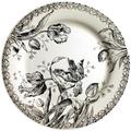 Gien Tulipes Noires dinner plates, set of 4