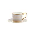 Wedgwood Anthemion Grey Kaffee-/Teetasse mit Unterteller