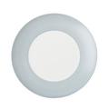 J.L Coquet Hémisphère Storm Blue flat round platter, small