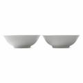 Royal Copenhagen White Fluted salad/cereal bowls, set of 2