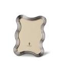 L'Objet Ripple picture frame, platinum, picture size 13 x 18 cm (5'' x 7'')