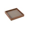 Giobagnara Tablett Phorma Rectangular, quadratisch, klein, schlamm